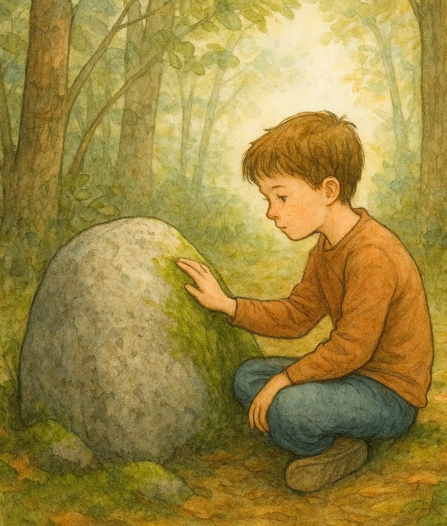 Die Geschichte zum Stein, der einfach da war